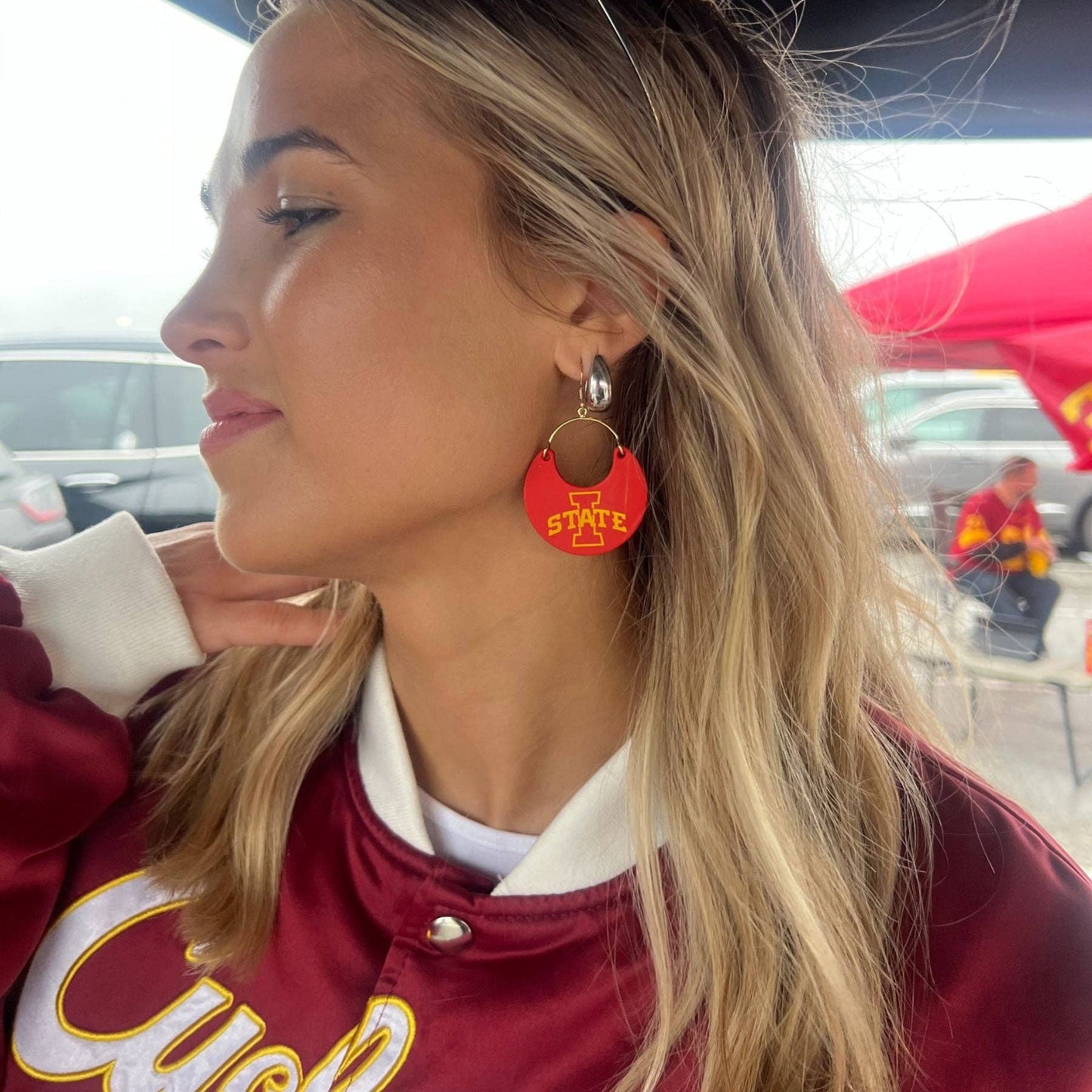 Cyclone Cardinal Iowa State University Ninas: Gold