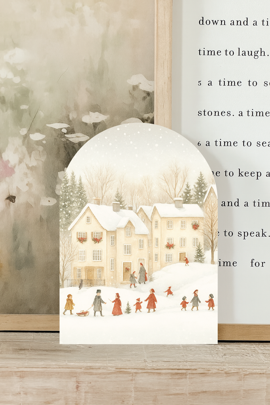 Winter Houses, Arch | Christmas 2025: 7x10"