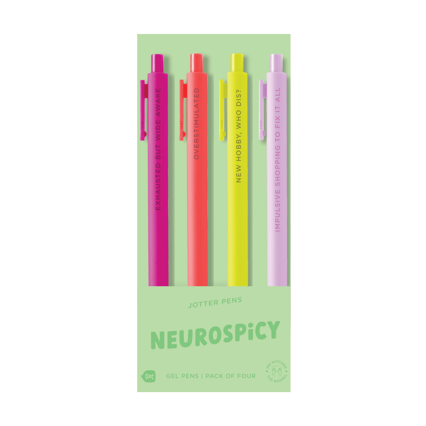 Jotter Sets 4 Pack: Neurospicy
