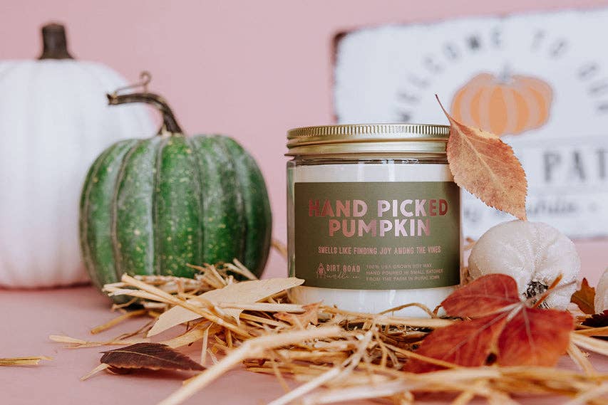 Hand Picked Pumpkin Candle: 16 oz Candle