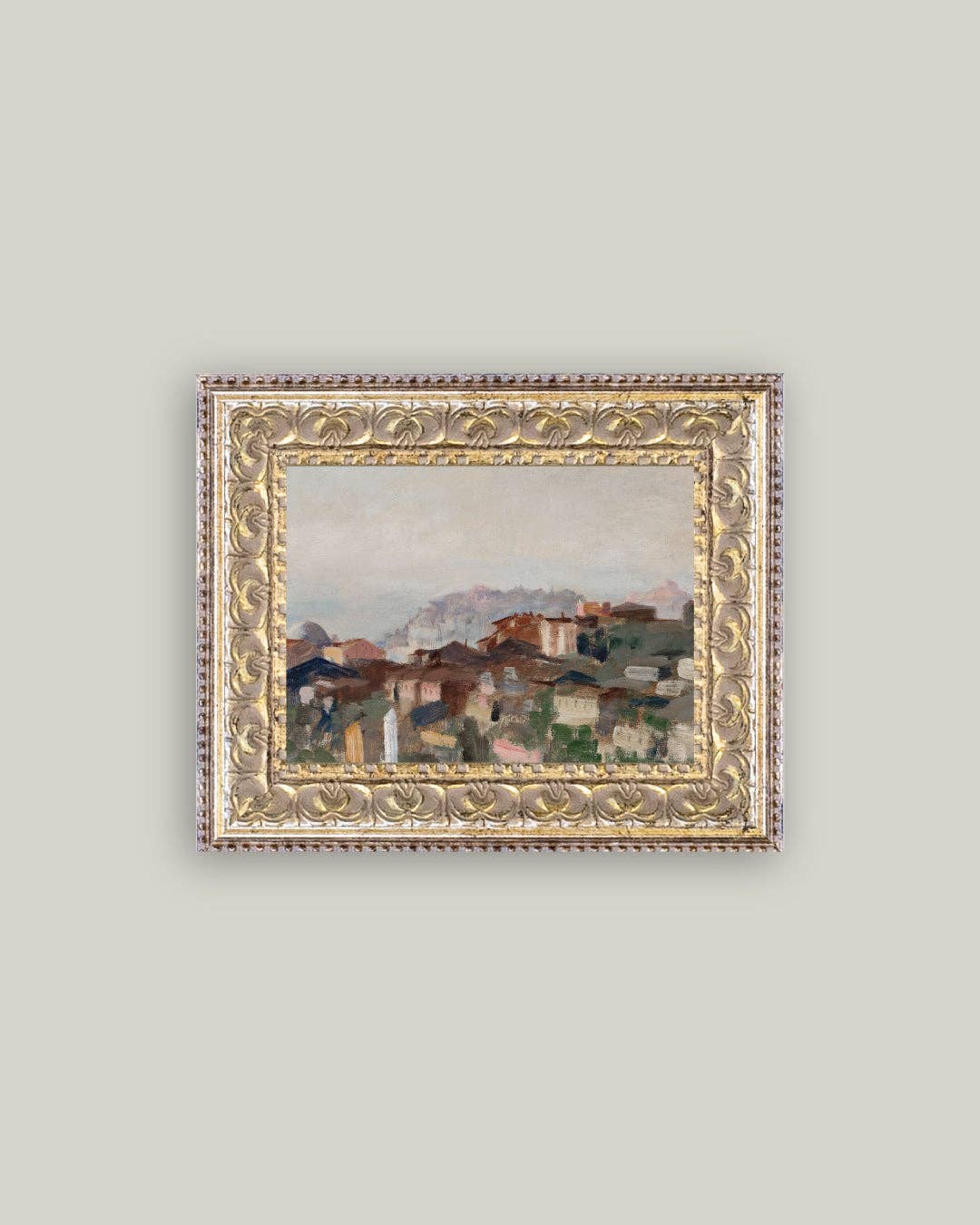 View of Constantinople Framed Antique Art: 10x8