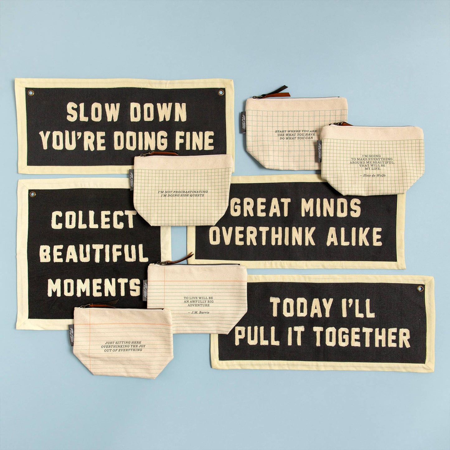 Side Quests Procrastinator Zippered Canvas Pouch