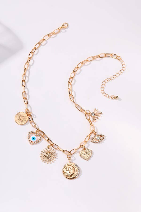 Evil Eye Charm Necklace