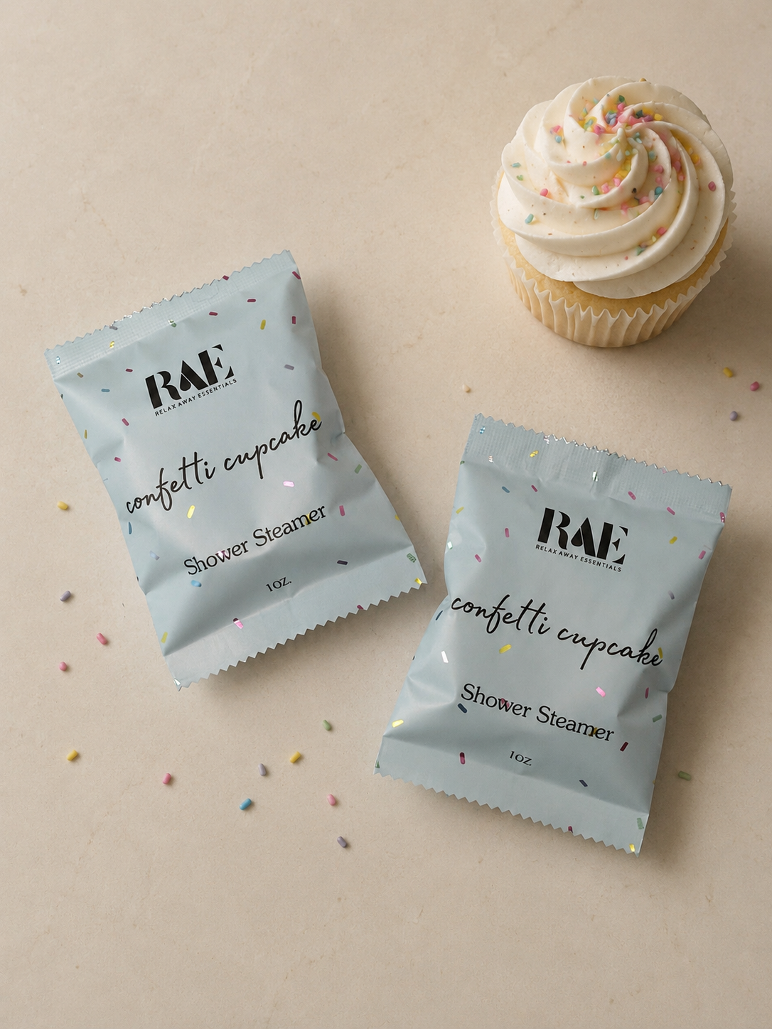 Confetti Cupcake Shower Steamer