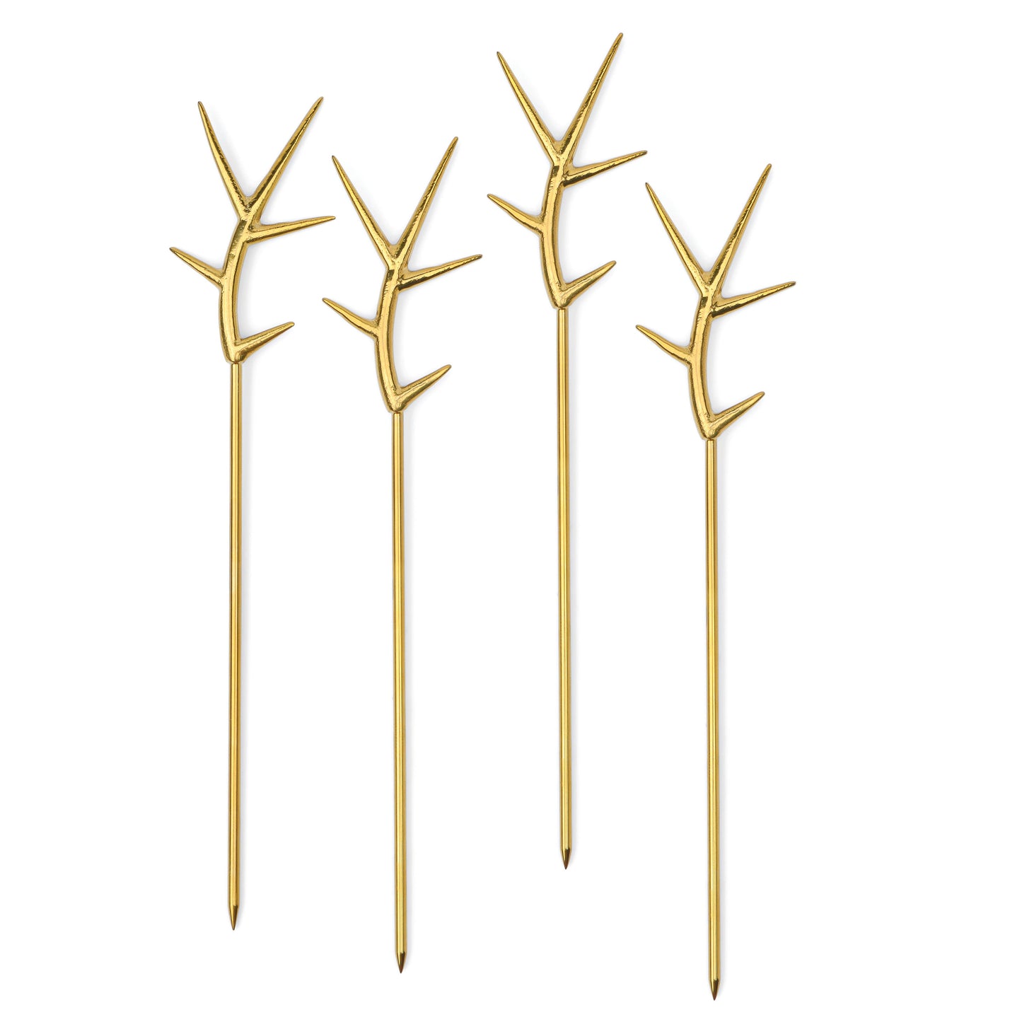 The Ozzy Bloody Mary Picks - Gold, Set Of 4