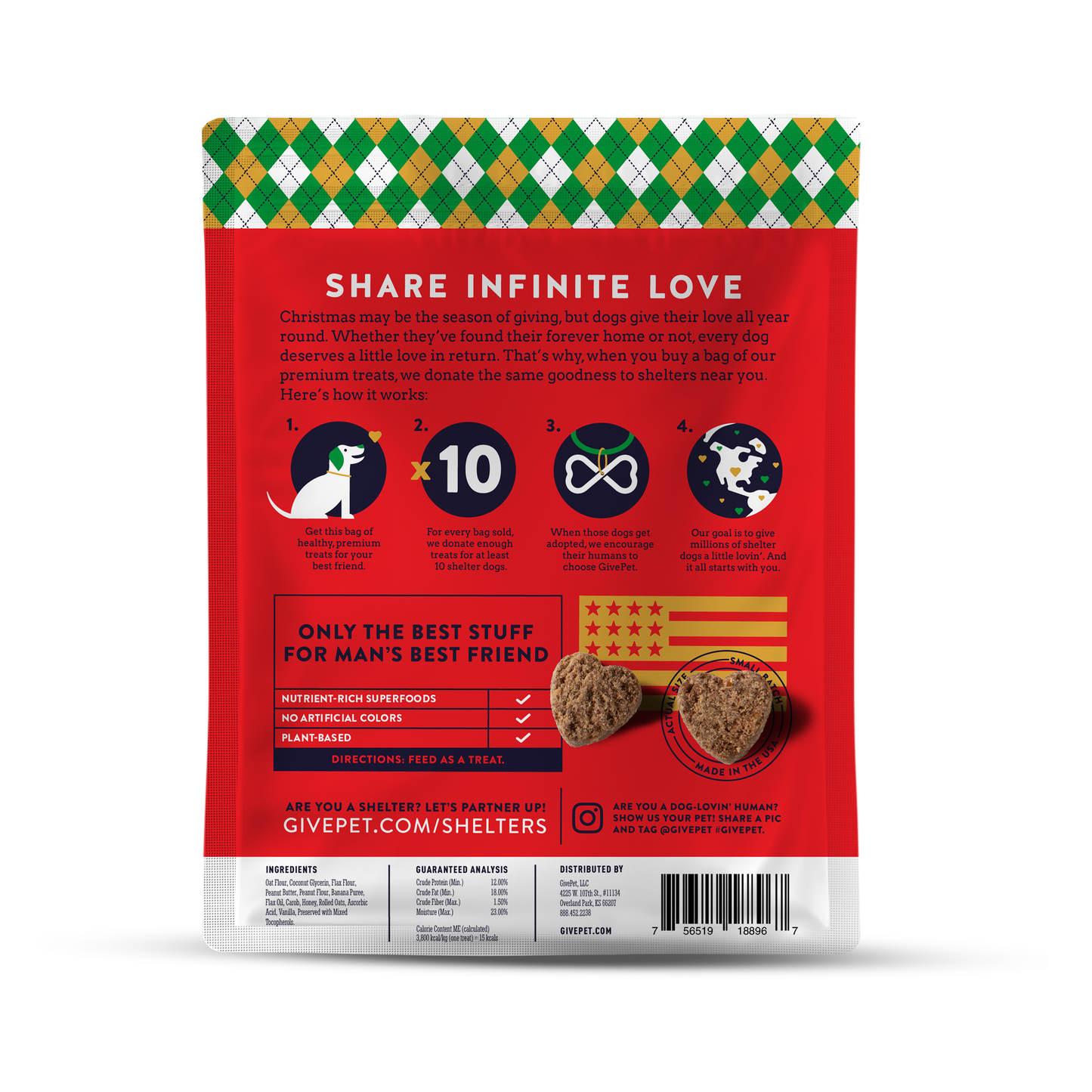 GivePet Muttcracker Holiday Dog Treats