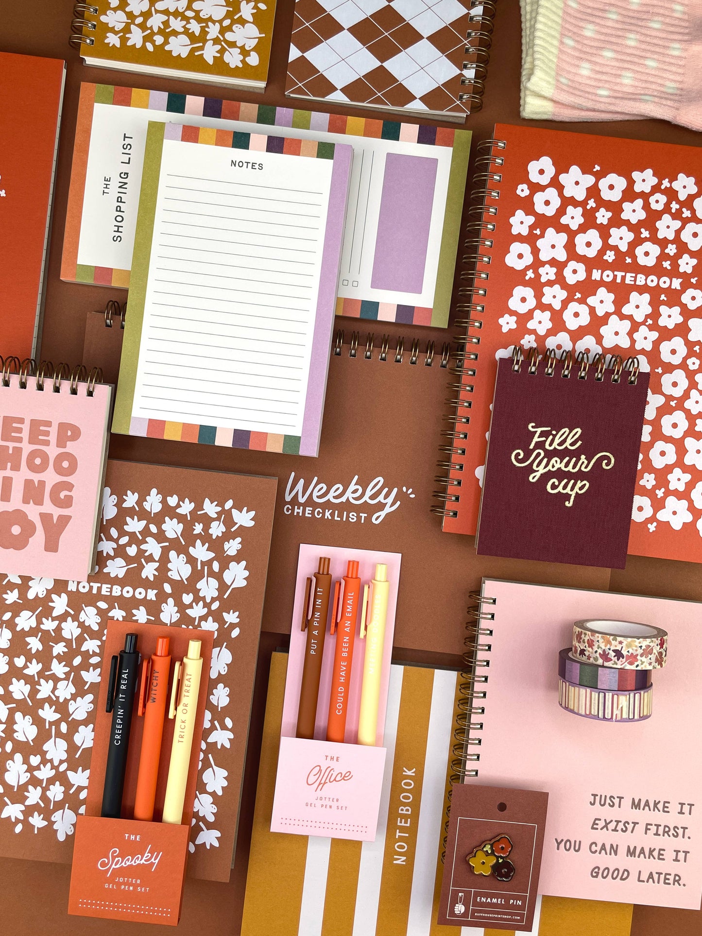Colorful Stripes Note Taking Notepad