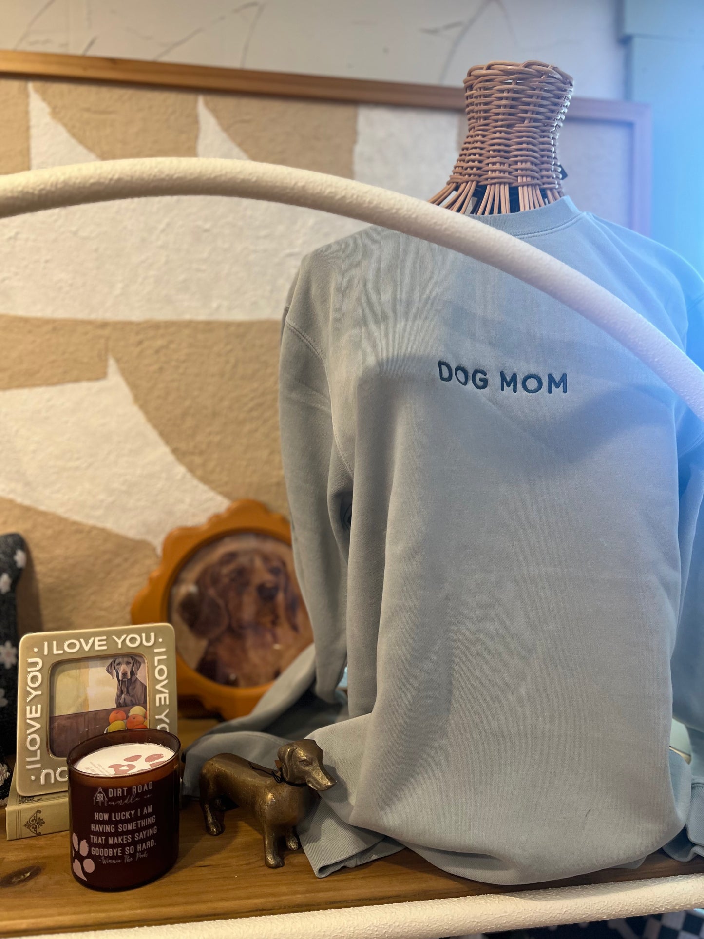 Dog Mom Crew Sweatshirt