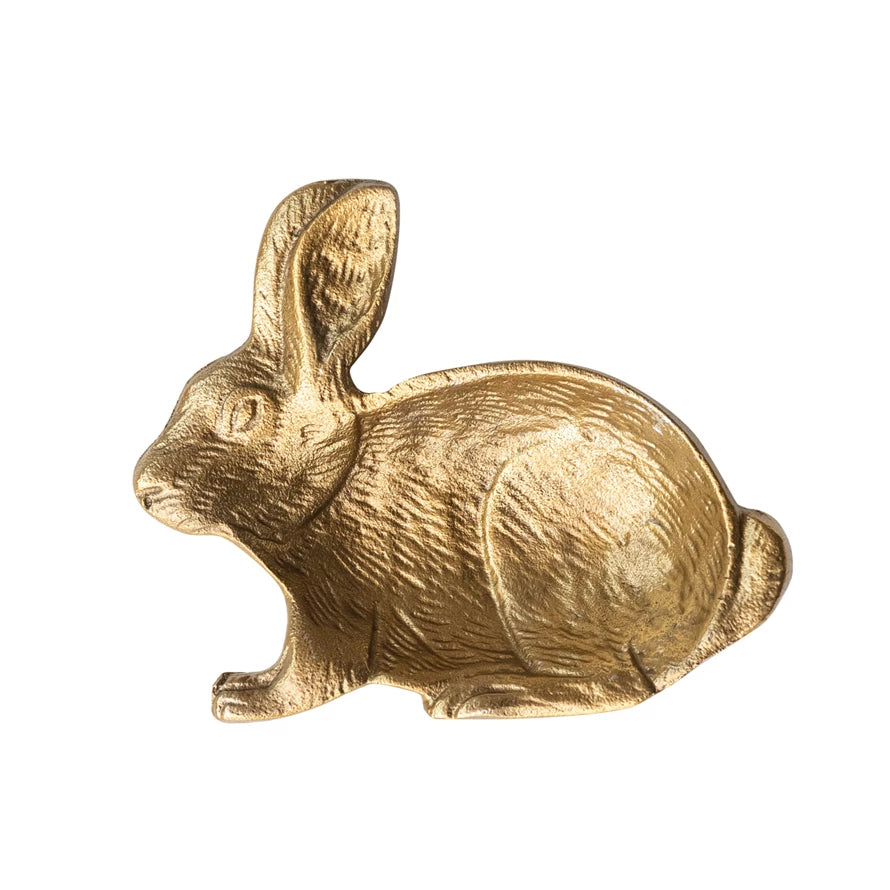 Brass Bunny Dish