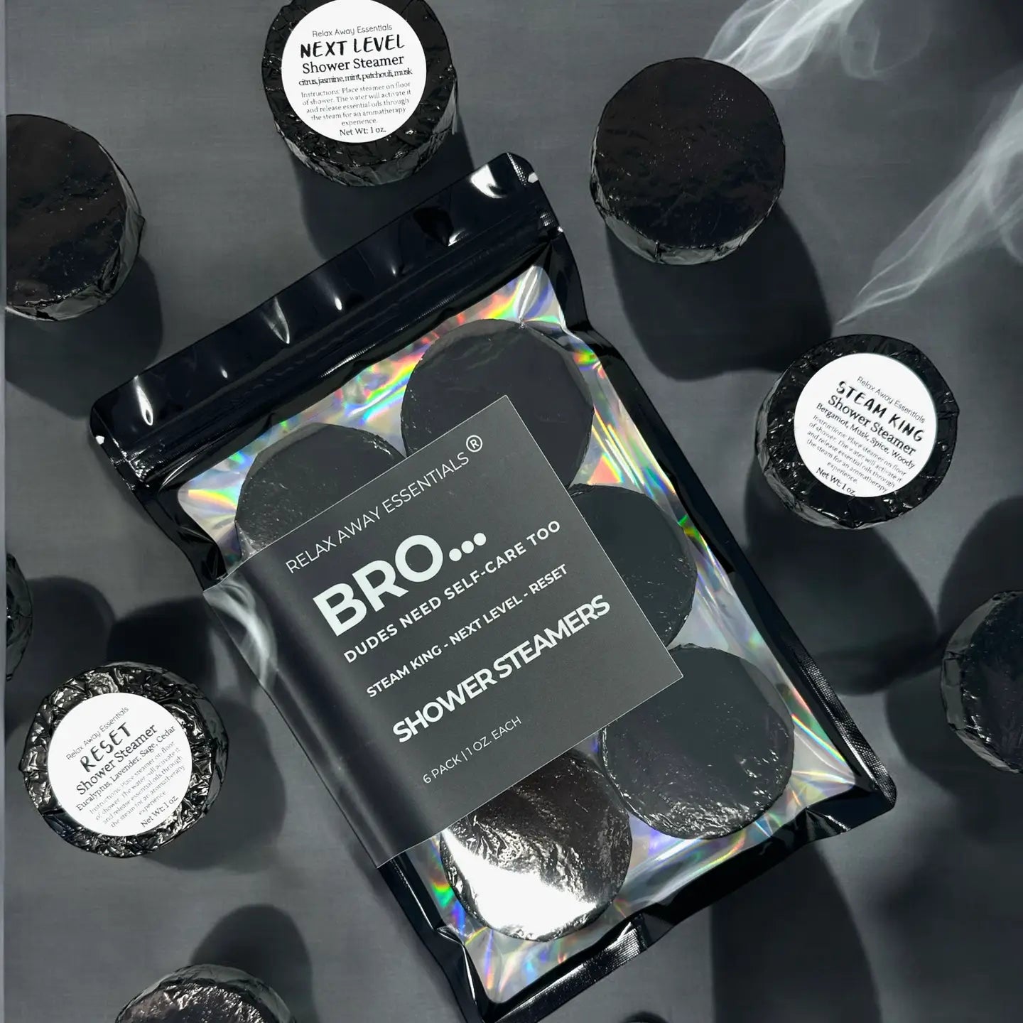 Bro…Dudes Need Self Care Too Shower Steamers 6 Pack