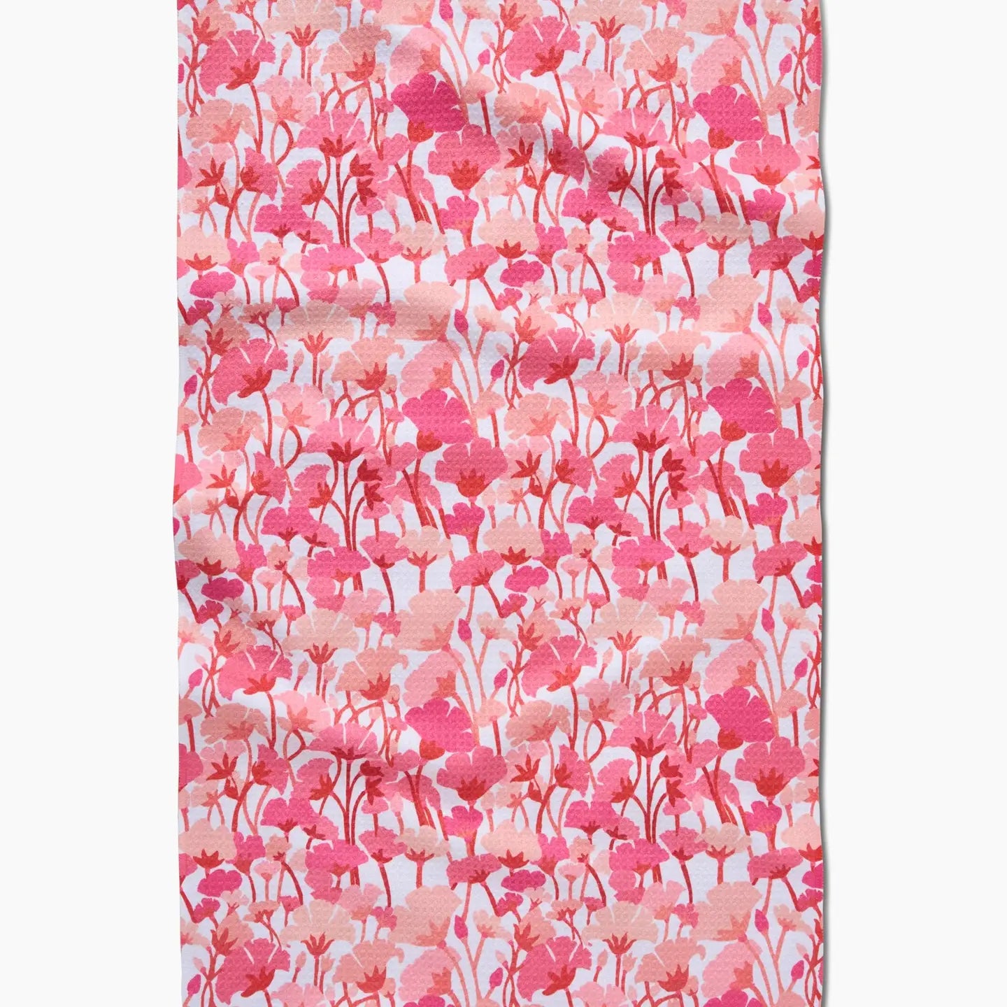 Geometry Tea Towels-Pink Florals