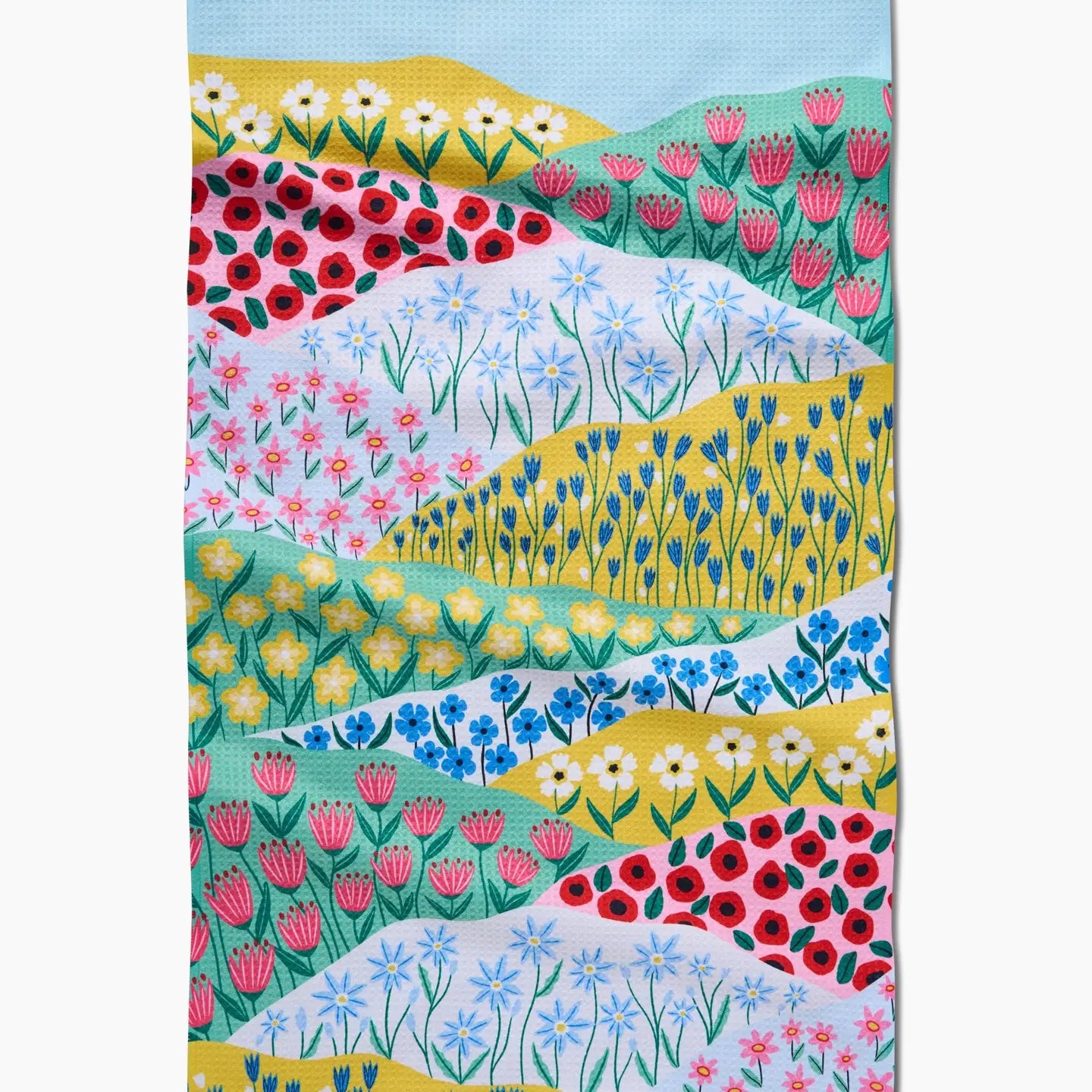 Geometry Tea Towel- Spring Fields