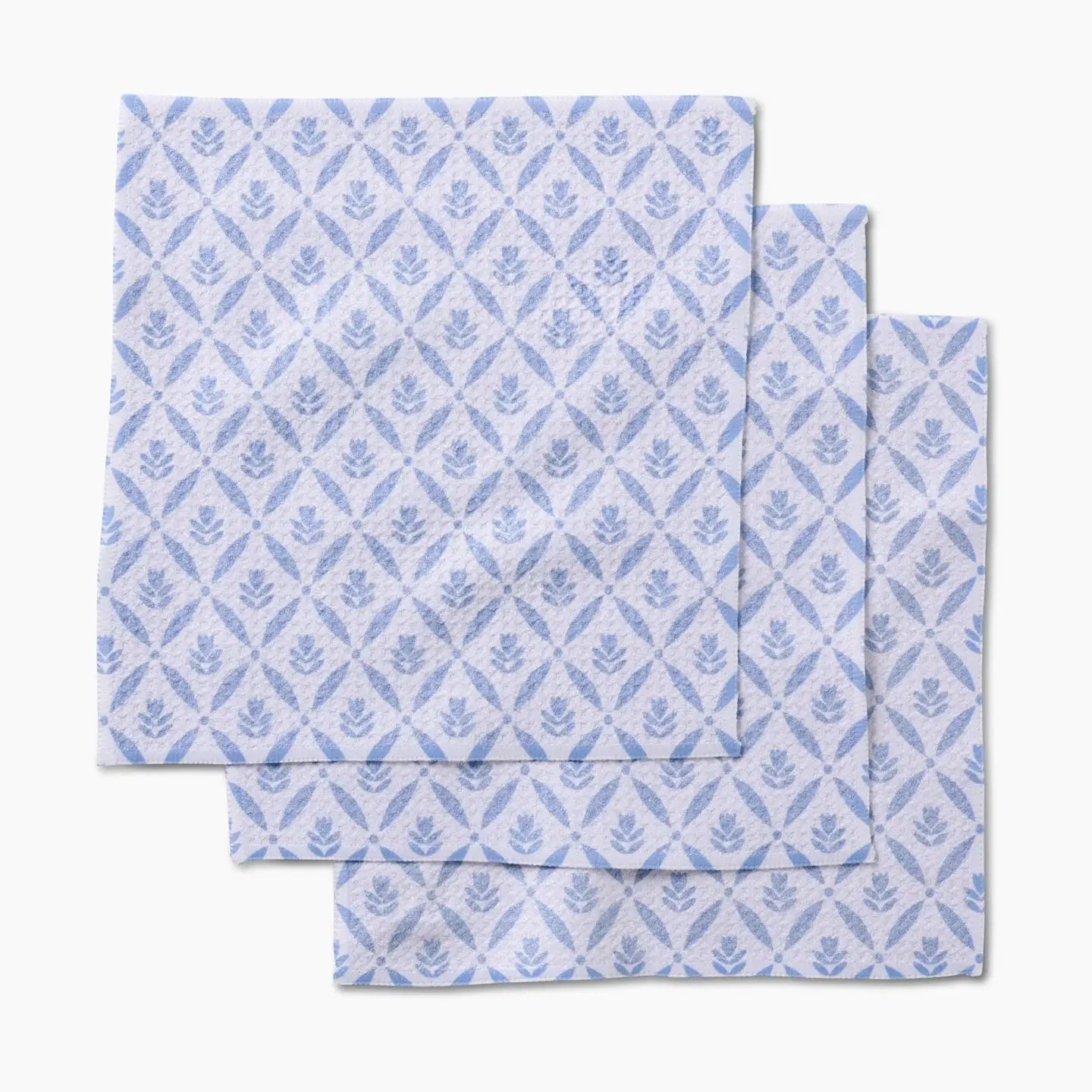 Geometry Dishcloth Set-Spring Trellis