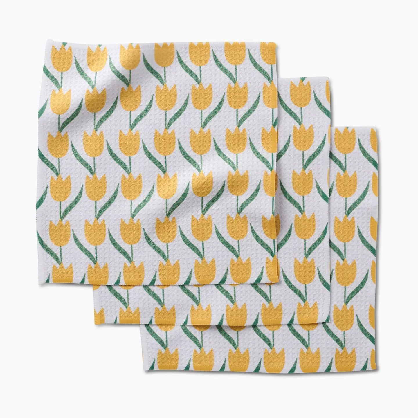 Geometry Dishcloth Set-Spring Tulip