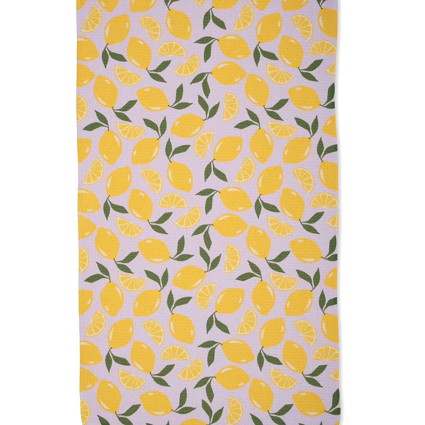 Geometry Tea Towel-Sweet Lemon