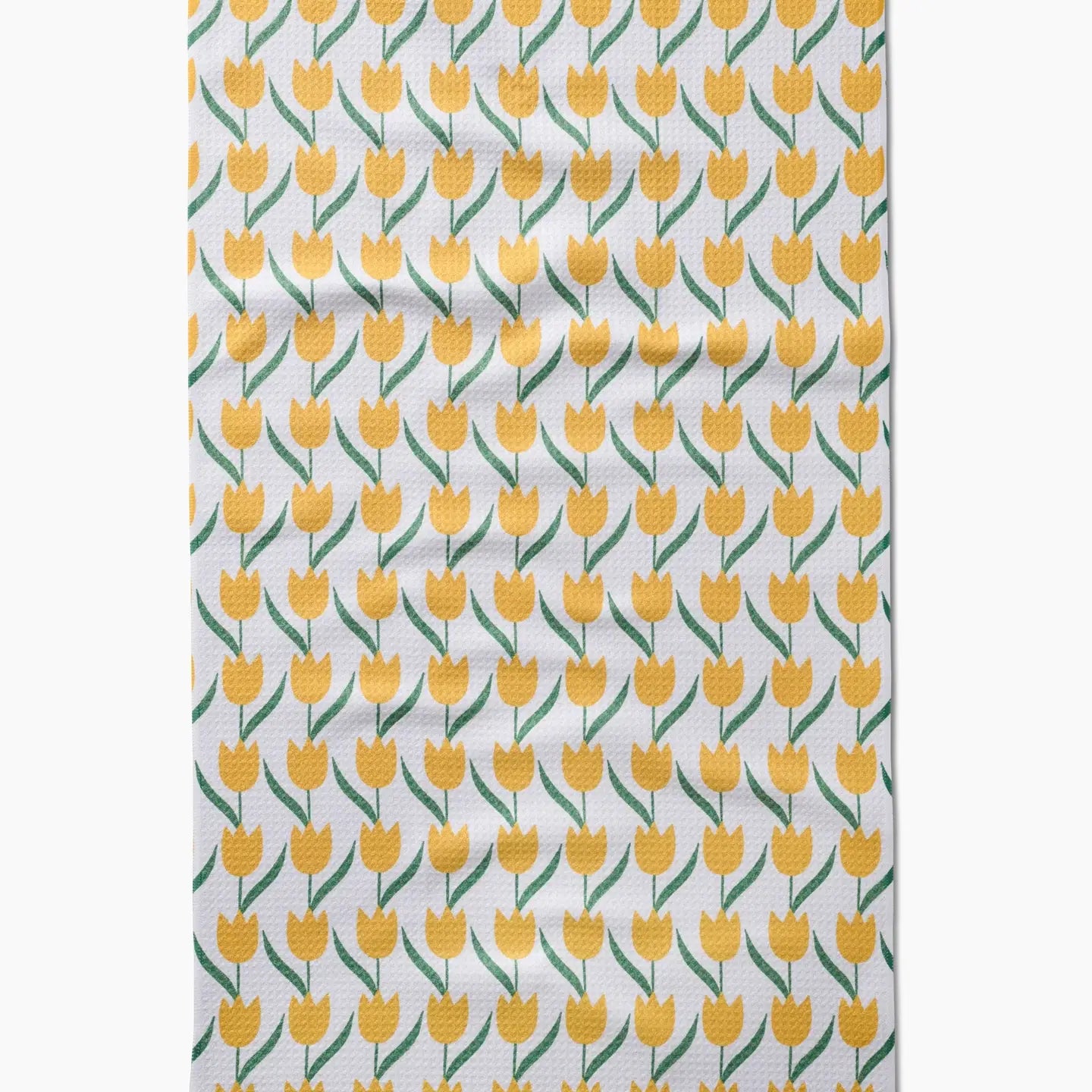 Geometry Tea Towel-Tulip Flowers
