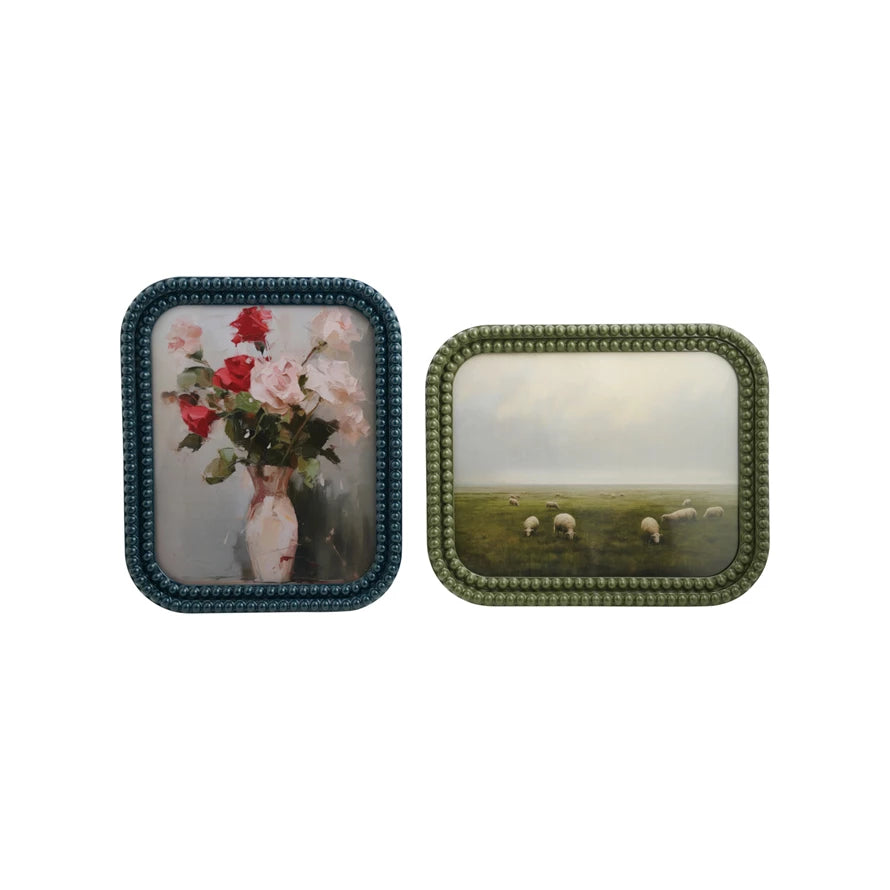 Resin Bobbin Frame (holds 8x10” photo)