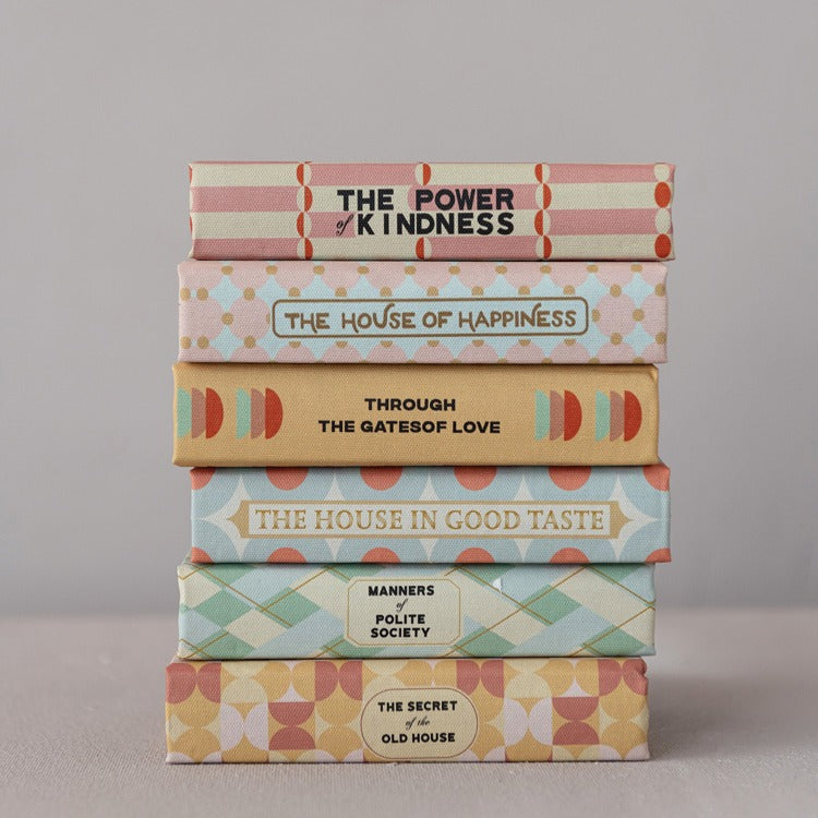 Happy Home Linen Storage Books (6 Styles)