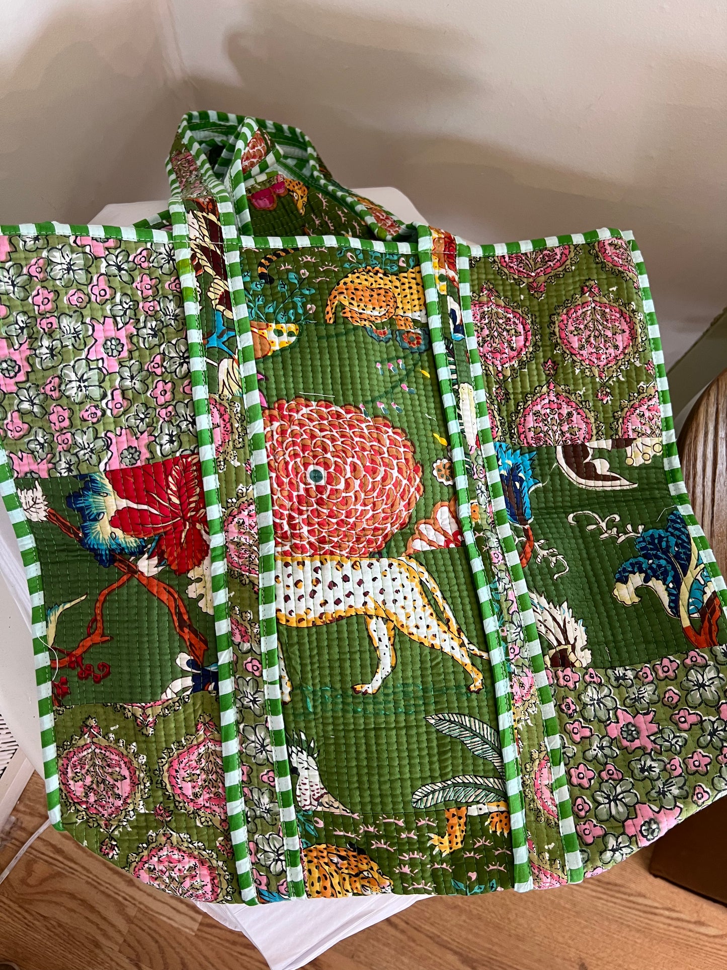 Easy Tiger Quilted Tote