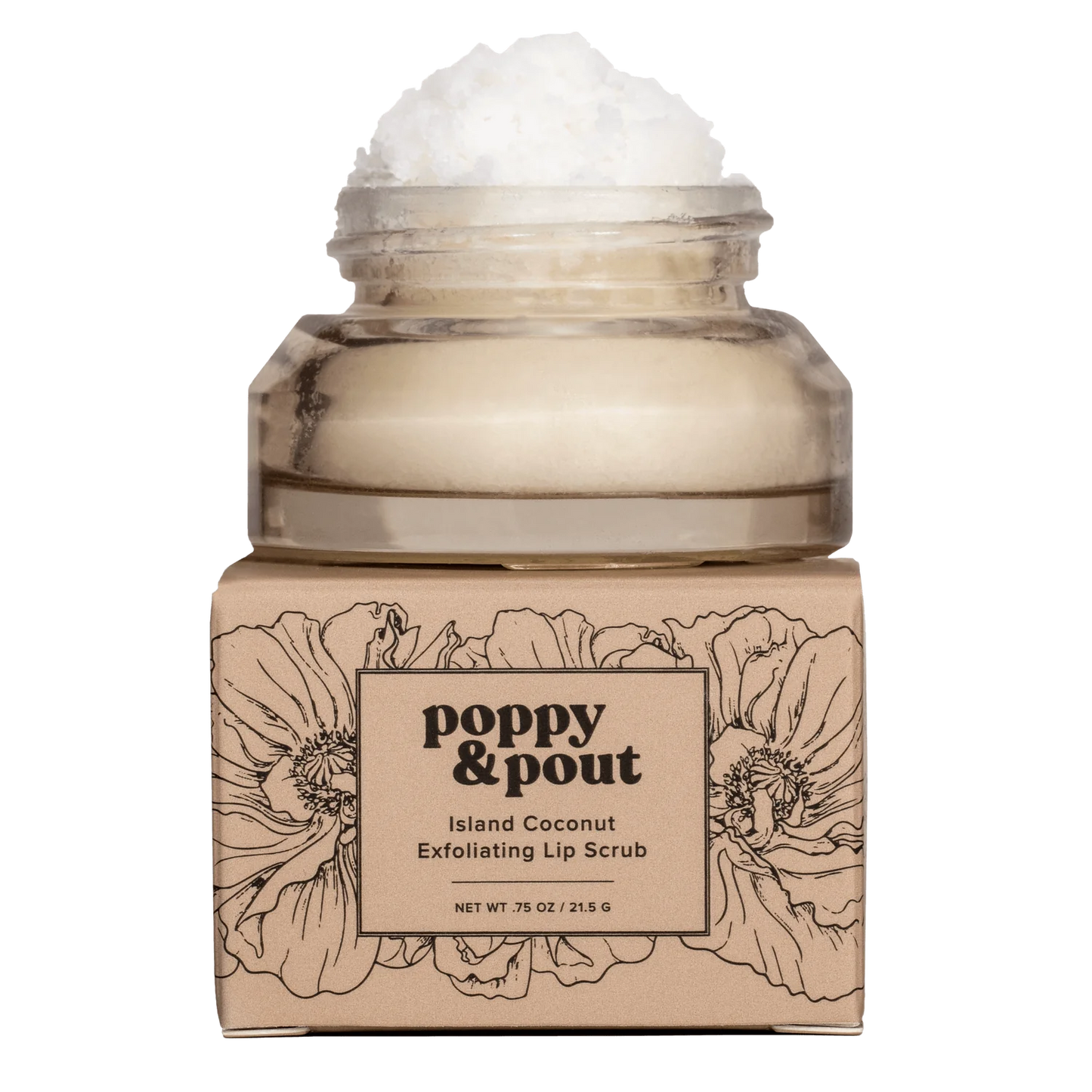 Poppy & Pout Lip Scrub-Island Coconut