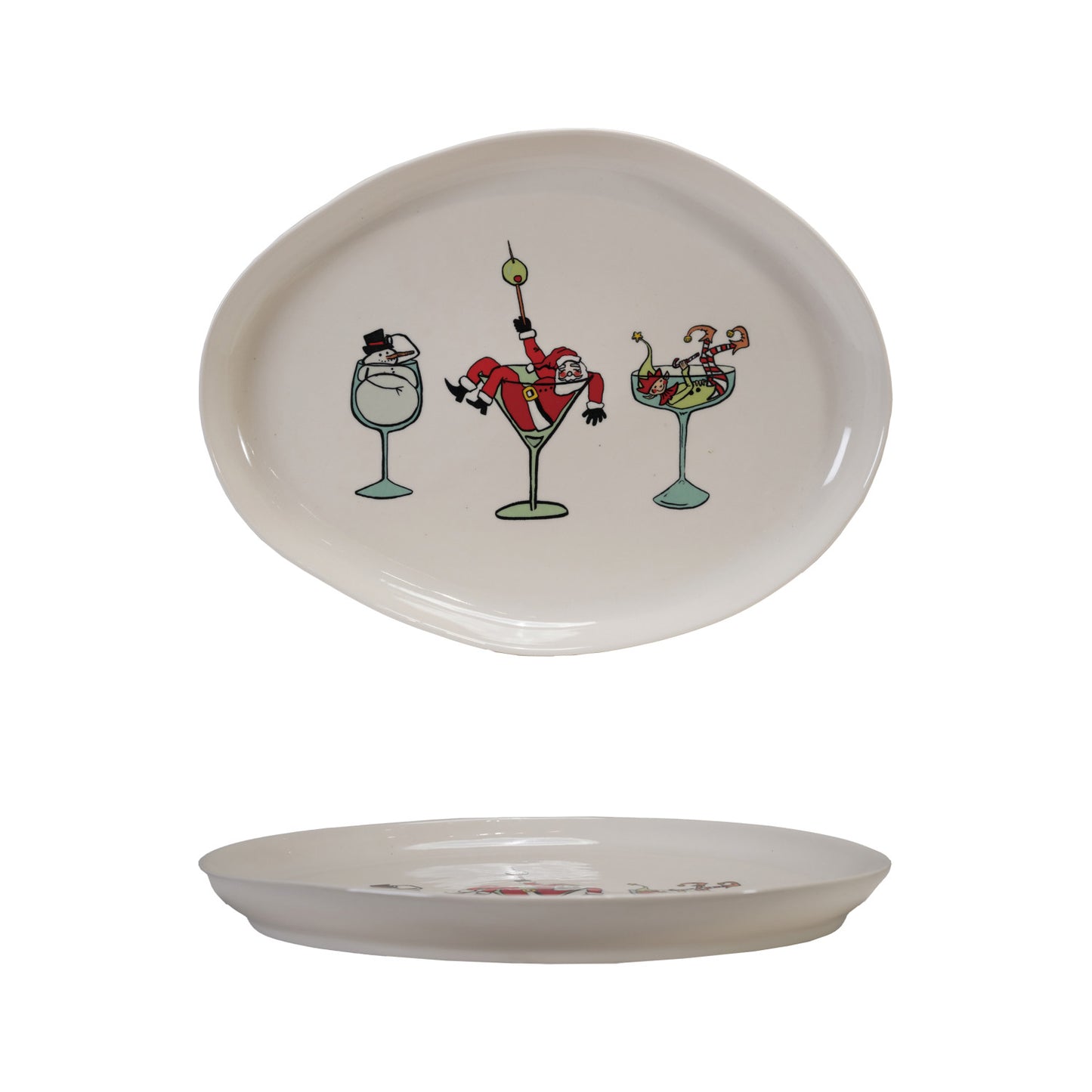 Holiday Icon Stoneware Platter