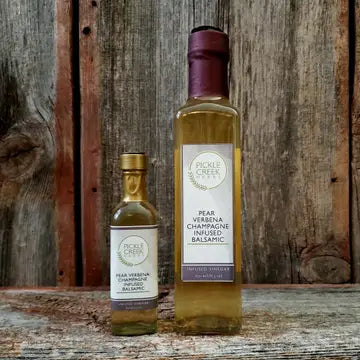 Pickle Creek Herbs Pear Verbena Champagne Balsamic Vinegar 60 mL