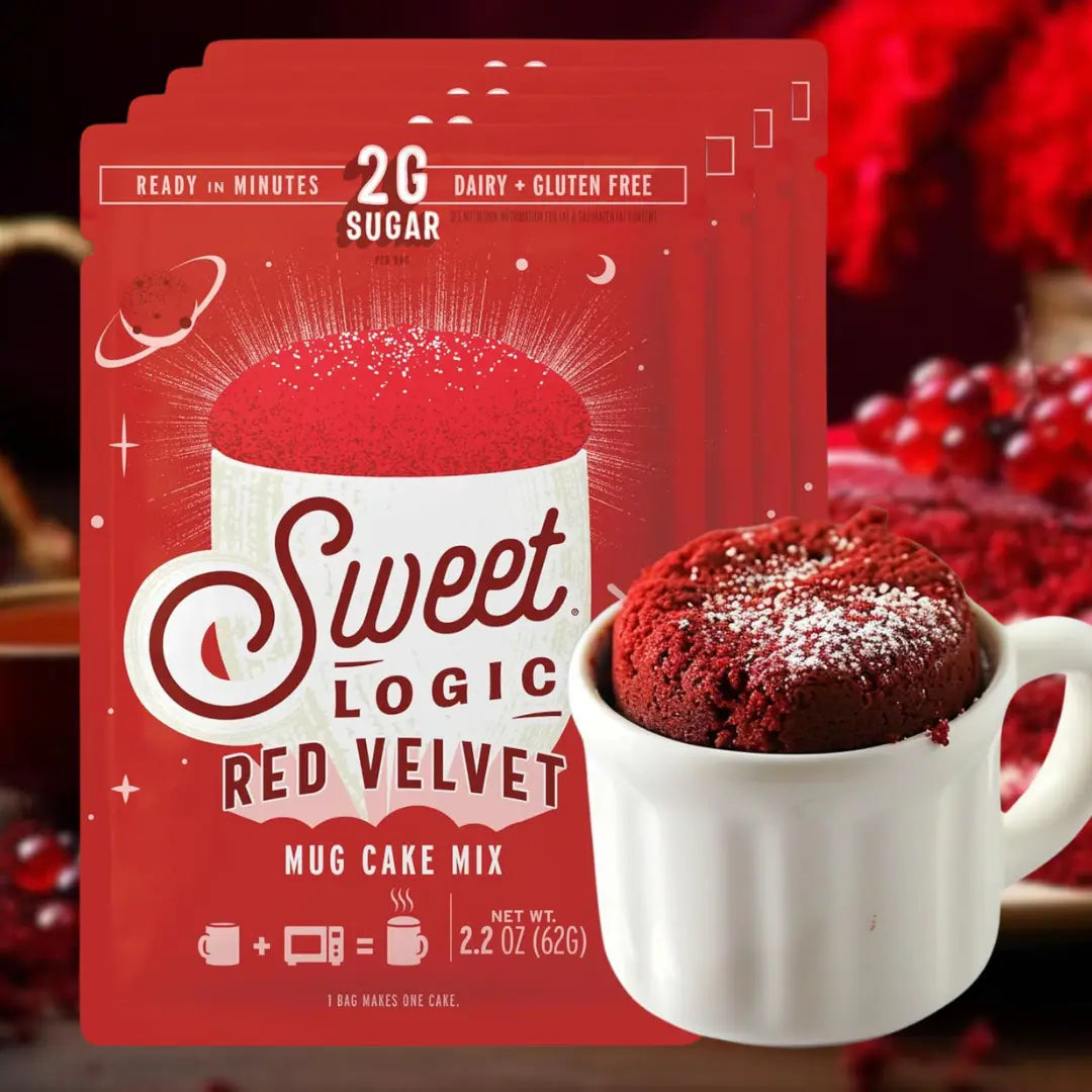 Red Velvet Mug Cake Quick Mix - Keto, No-Sugar