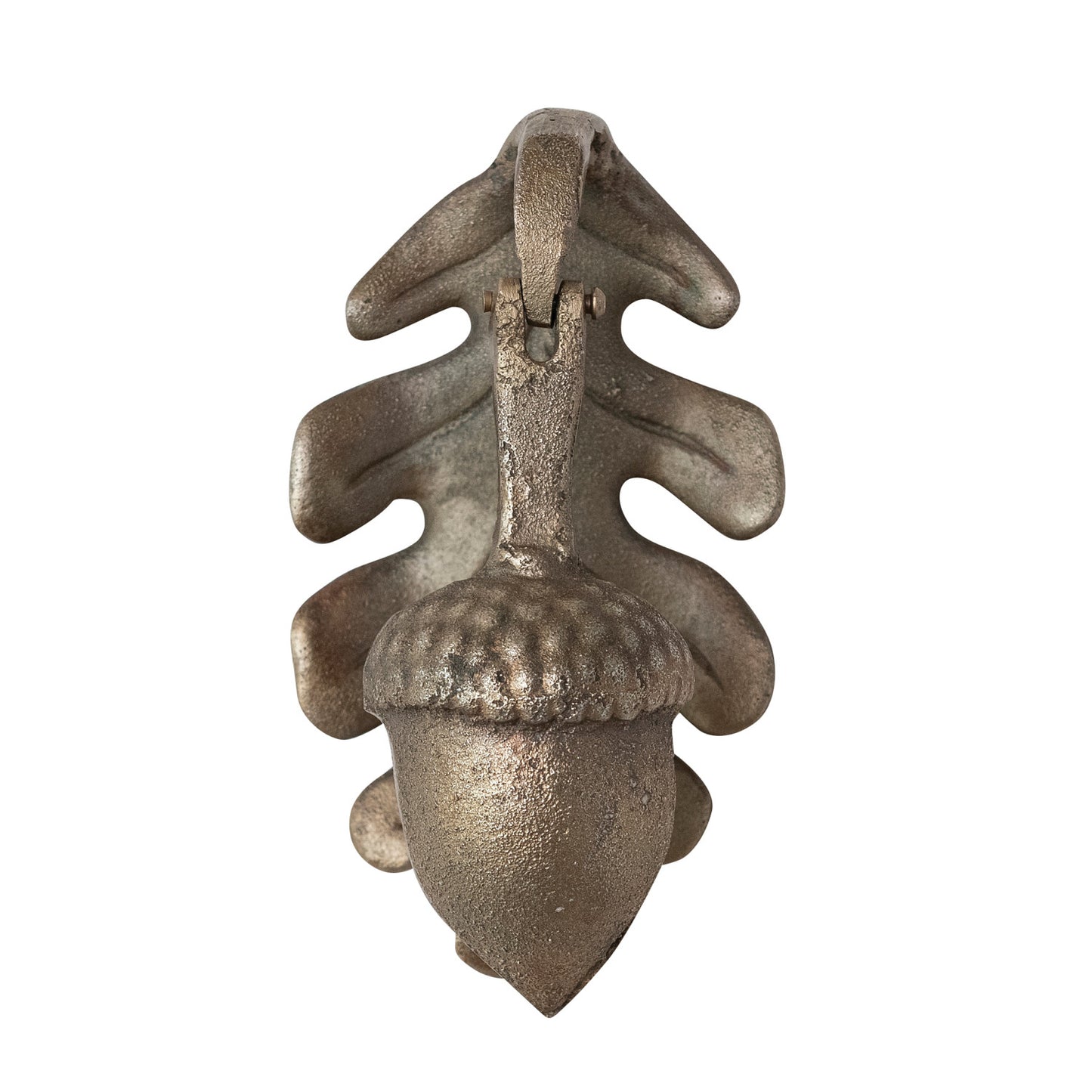 Cast Iron Leaf + Acorn Door Knocker