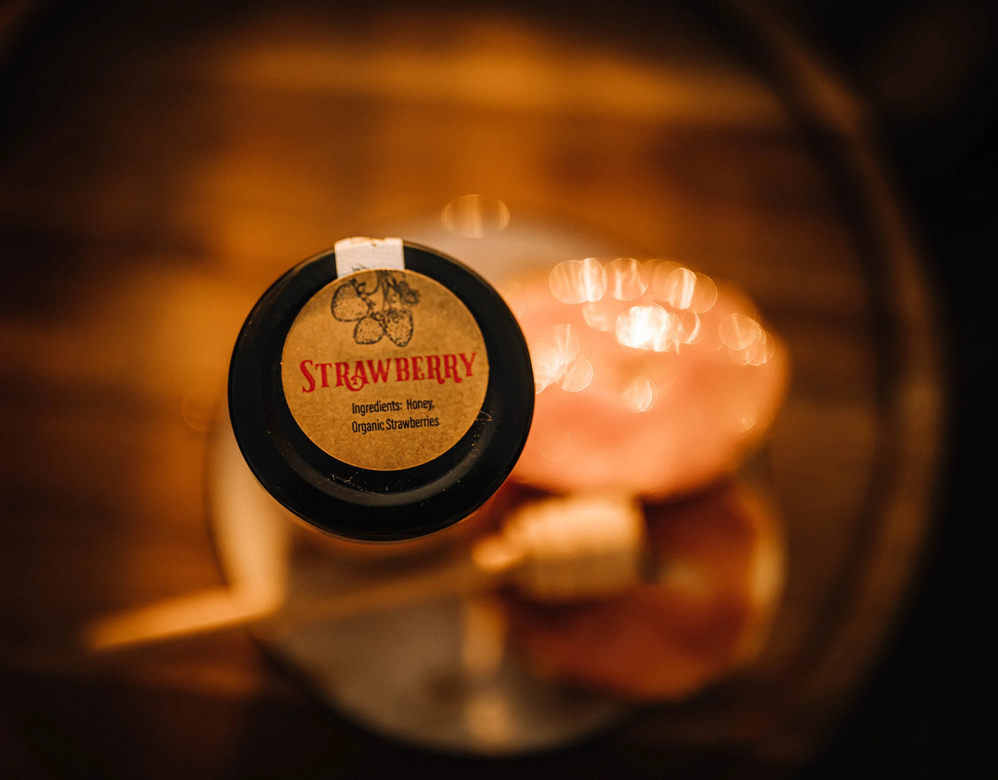 Strawberry Creamed Honey