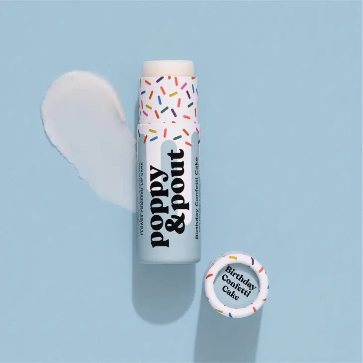 Poppy & Pout Confetti Cake Lip Balm