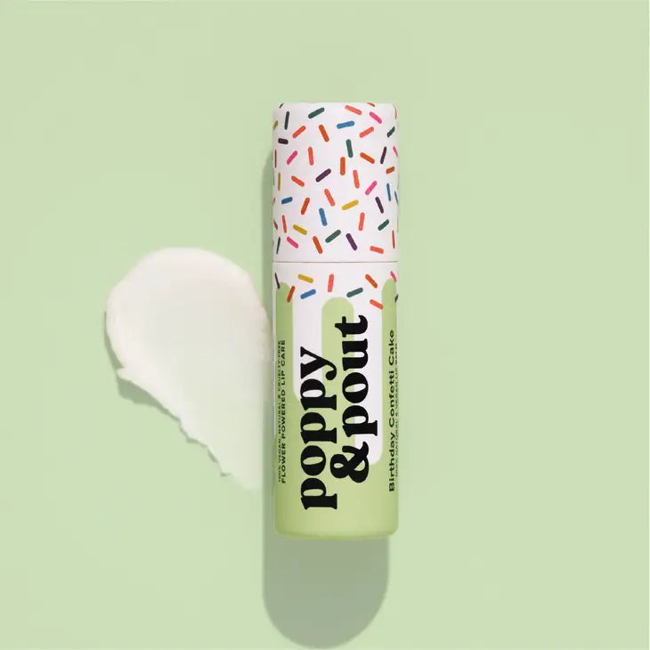Poppy & Pout Confetti Cake Lip Balm