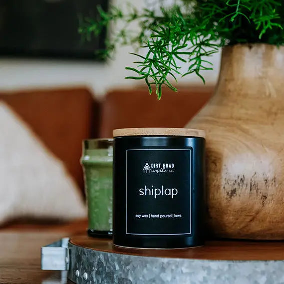 DRC 12 oz candle-Shiplap