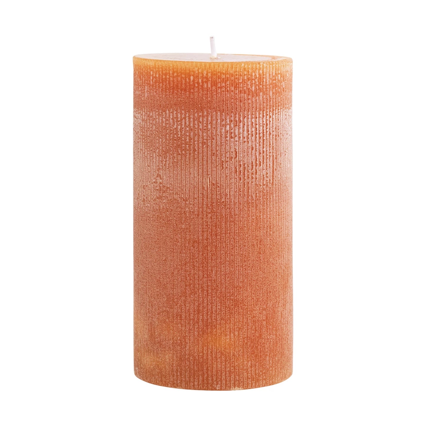 Acorn Unscented Pleated Pillar Candle