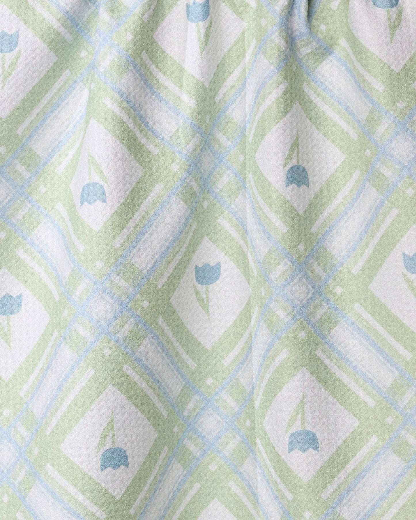 Tulip Lattice Tea Towel