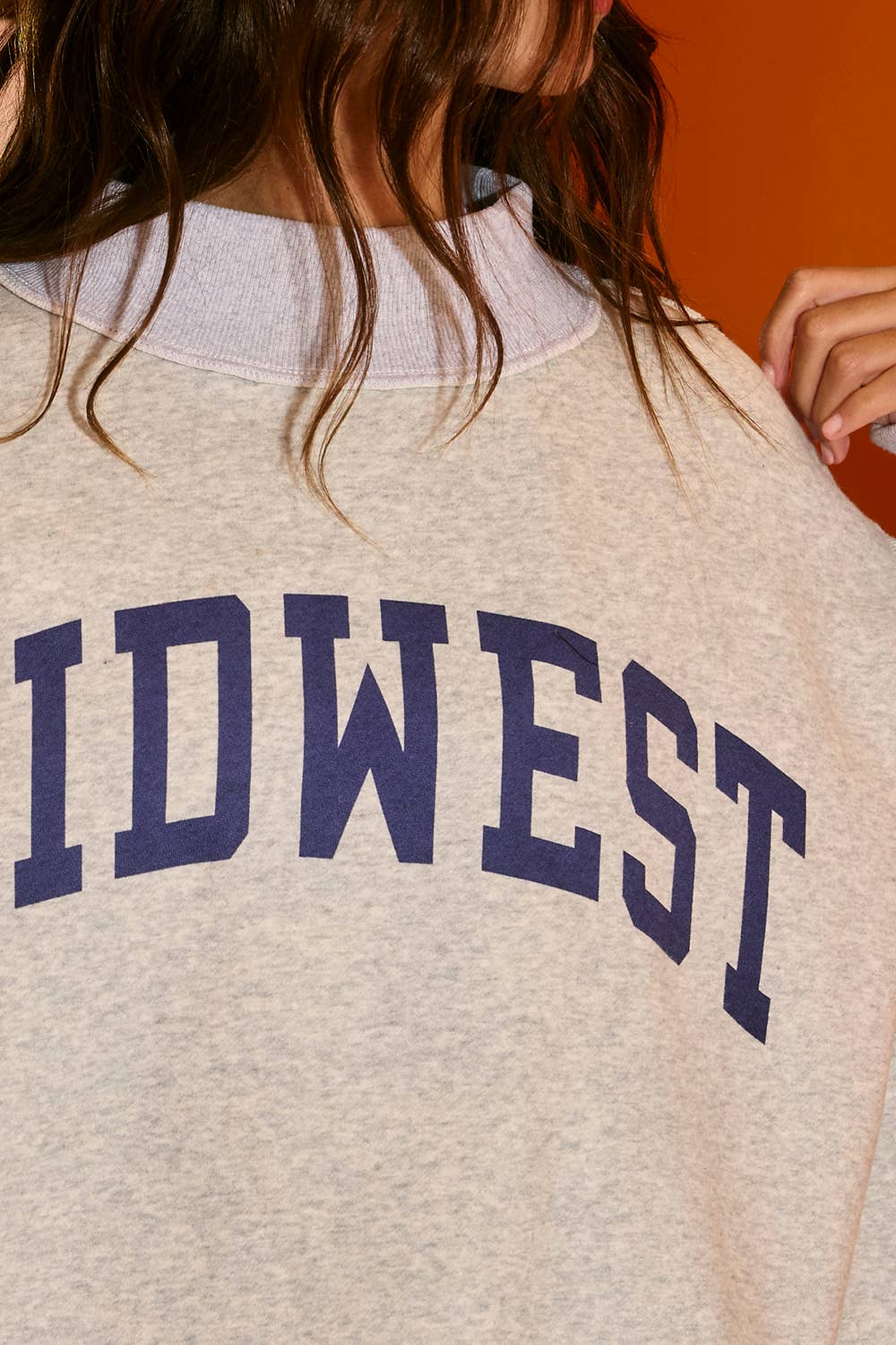 Midwest/Midwest Babe Reversible Crew Sweatshirt