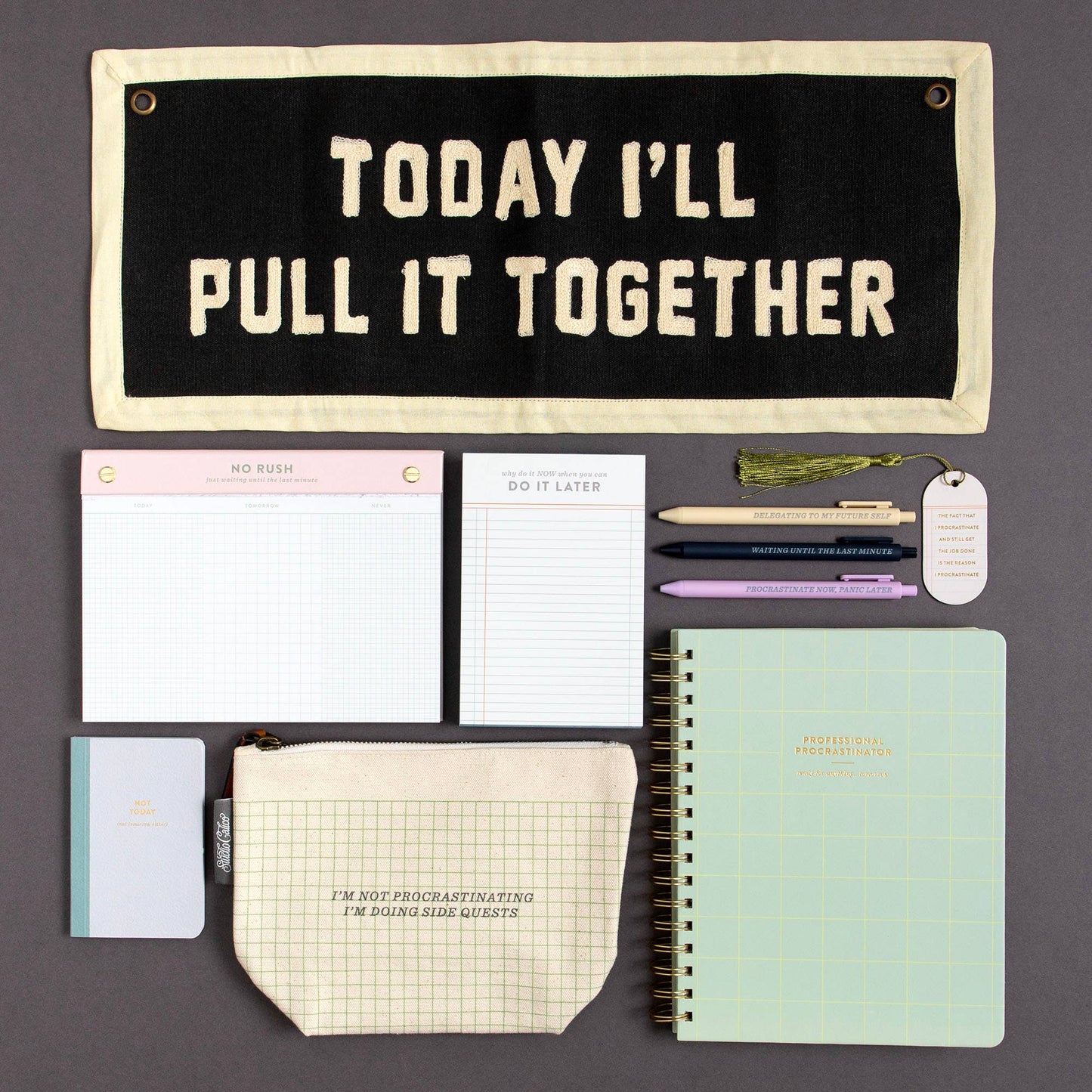The Procrastinator Pen Set