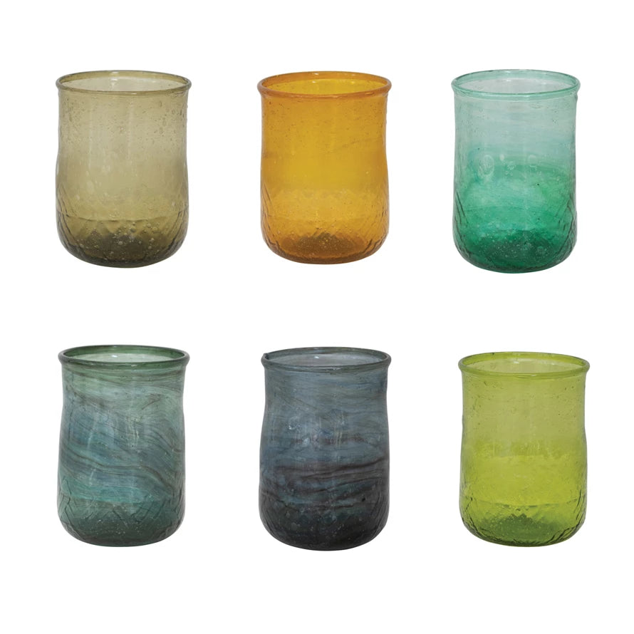 Hand-Blown Drinking Glass/Votive Holder