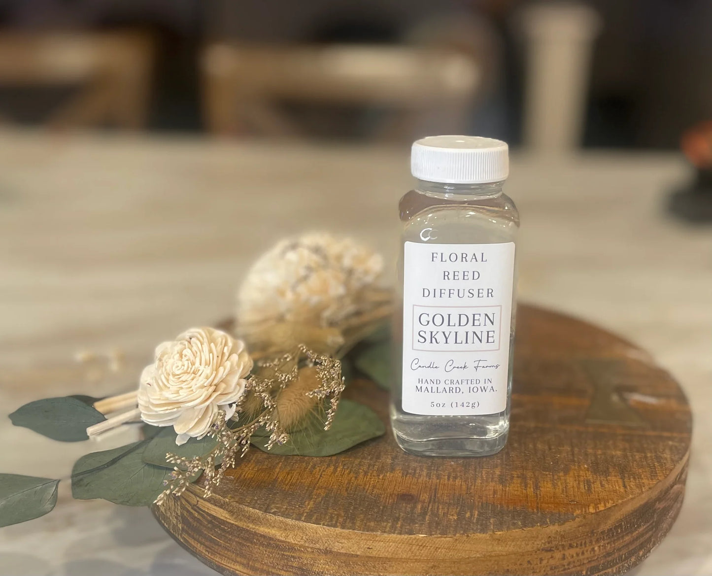 CCF Floral Reed Diffuser-Golden Skyline