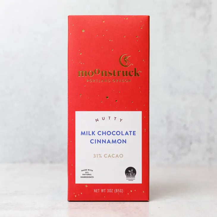 Moonstruck Milk Chocolate Cinnamon Bar