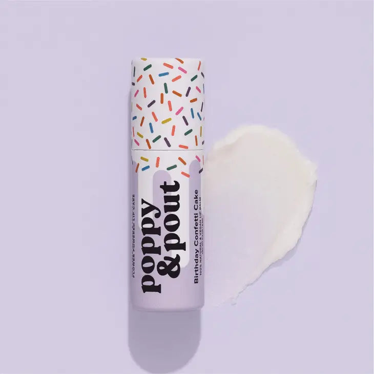 Poppy & Pout Confetti Cake Lip Balm