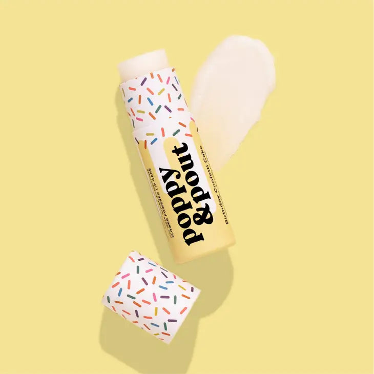 Poppy & Pout Confetti Cake Lip Balm