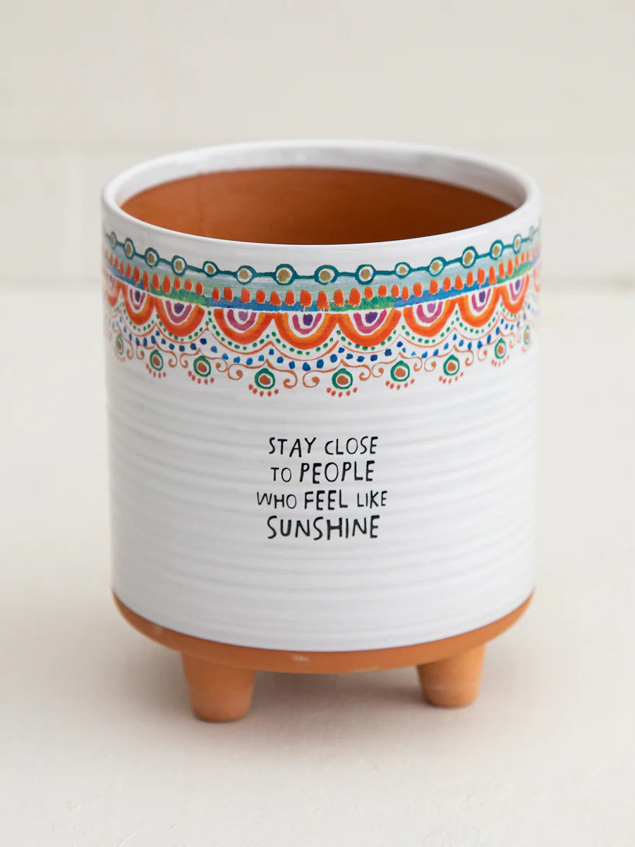 Artisan Planter Stay Sunshine Artisan Planter Stay Sunshine