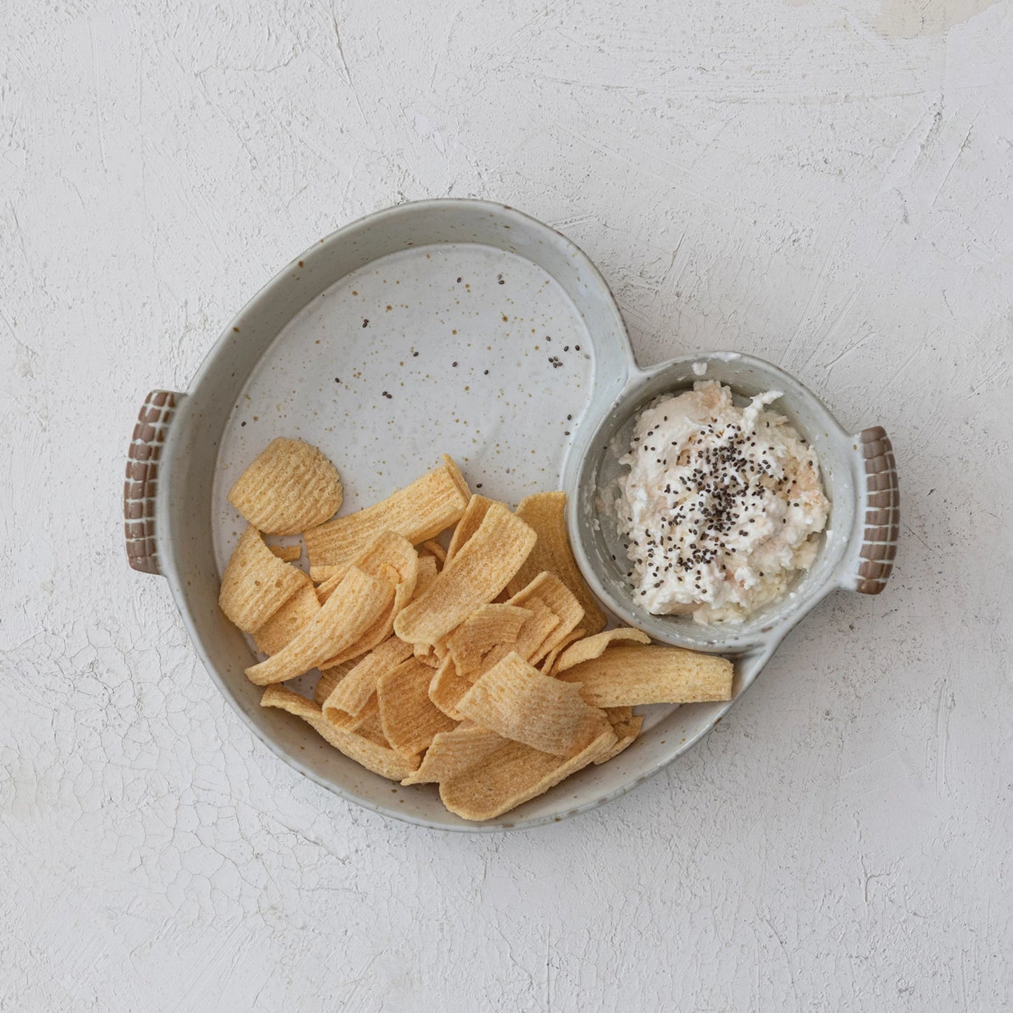 Stoneware Dish with Handles