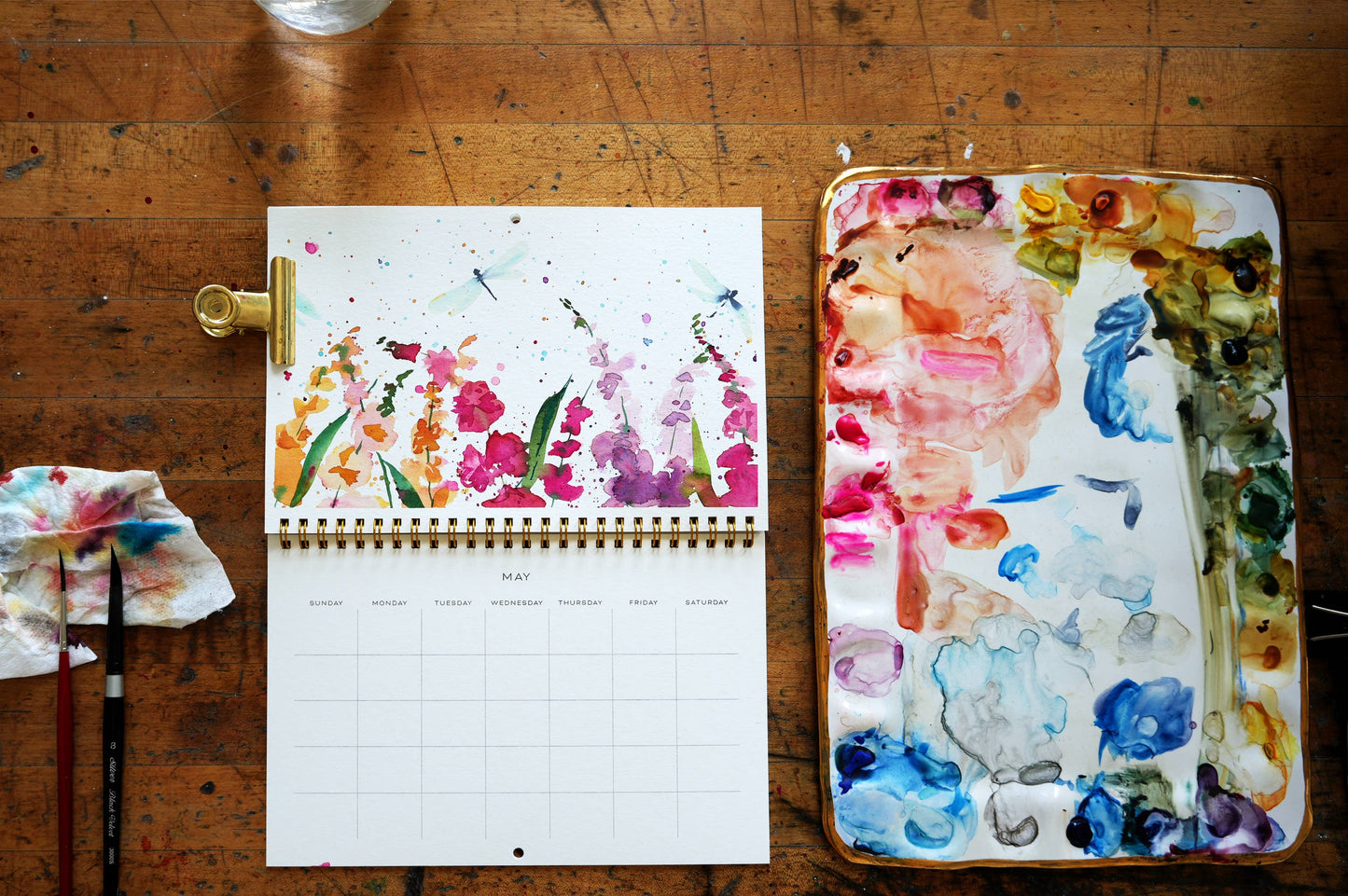 Let's Make Art Watercolor Calendar