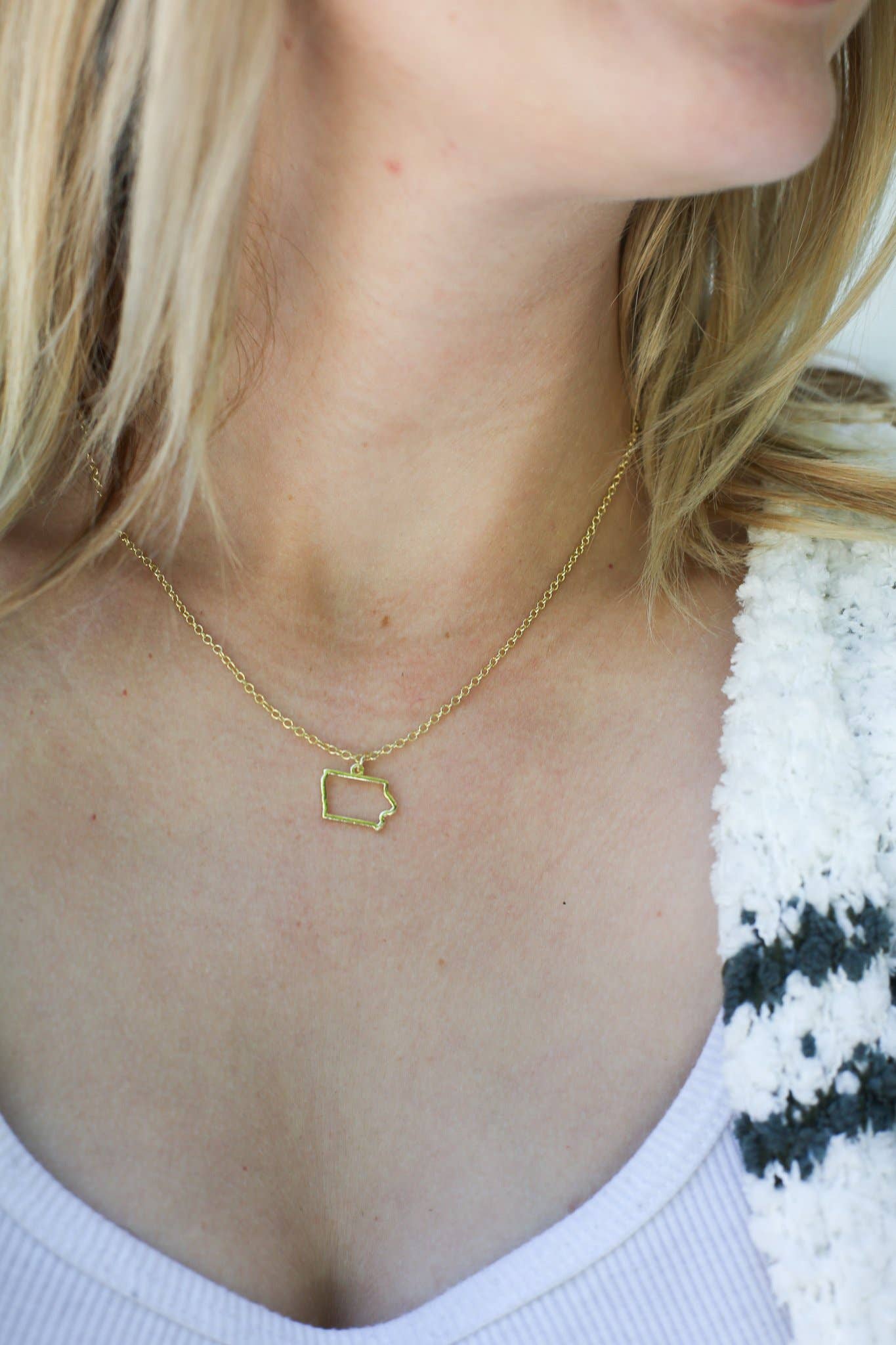 Iowa State Necklace