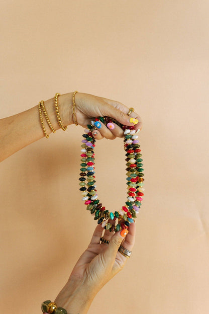 Kaleidoscope Beaded Necklace