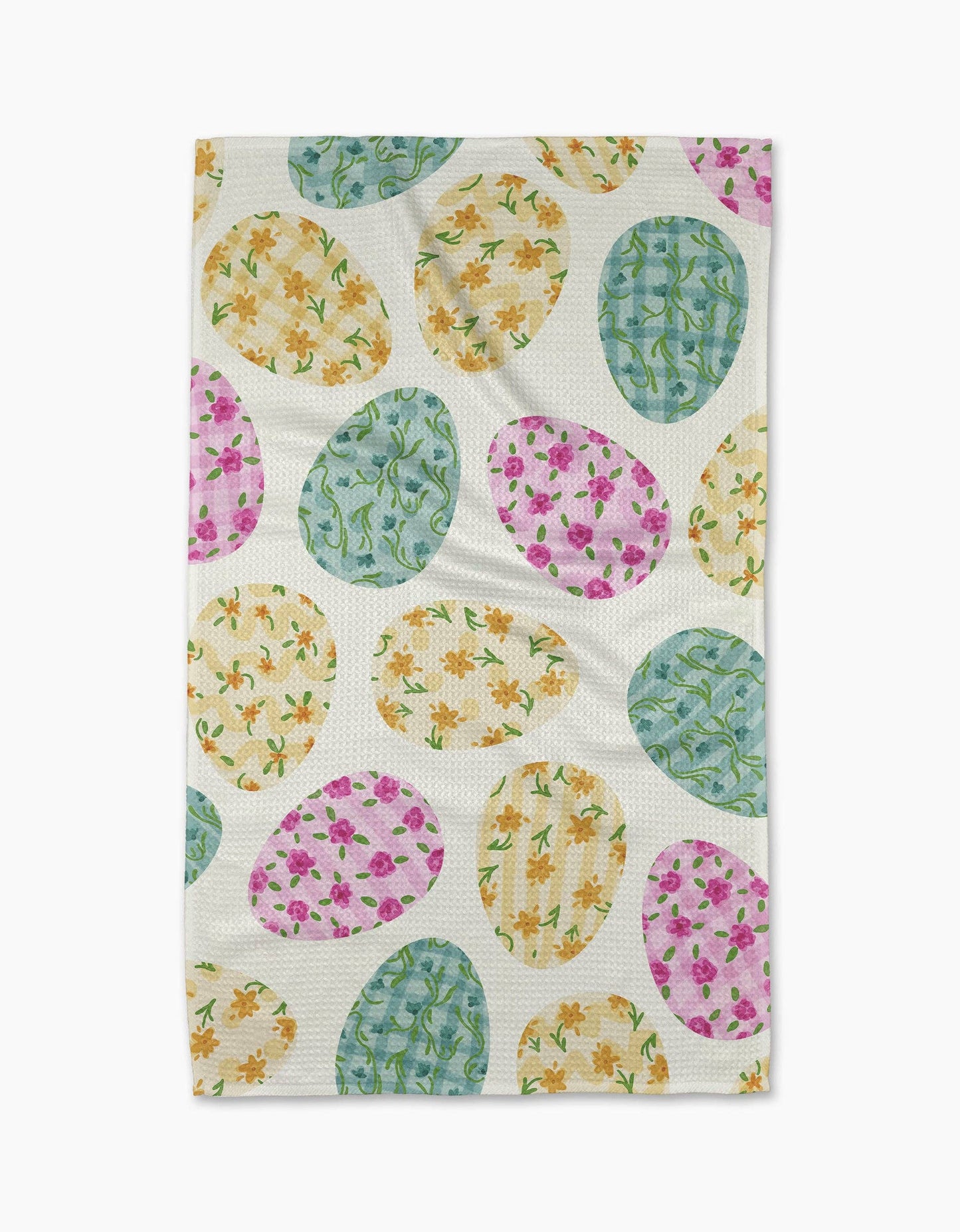 Colorful Easter Eggs Tea Towel