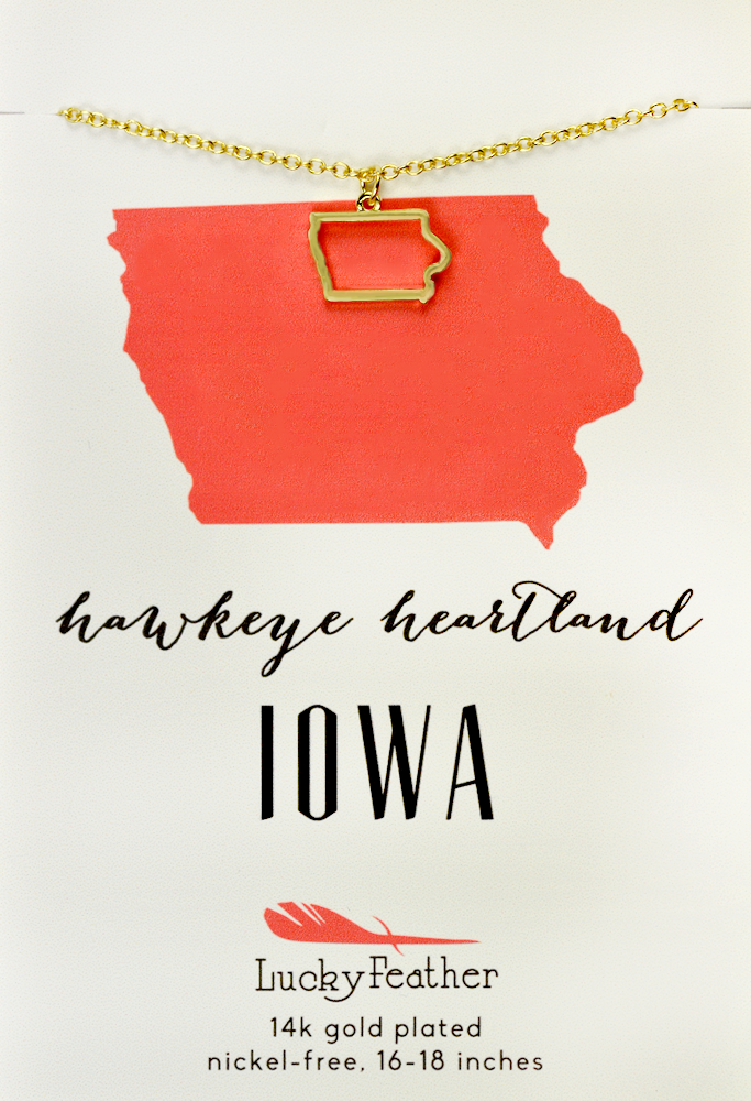 Iowa State Necklace