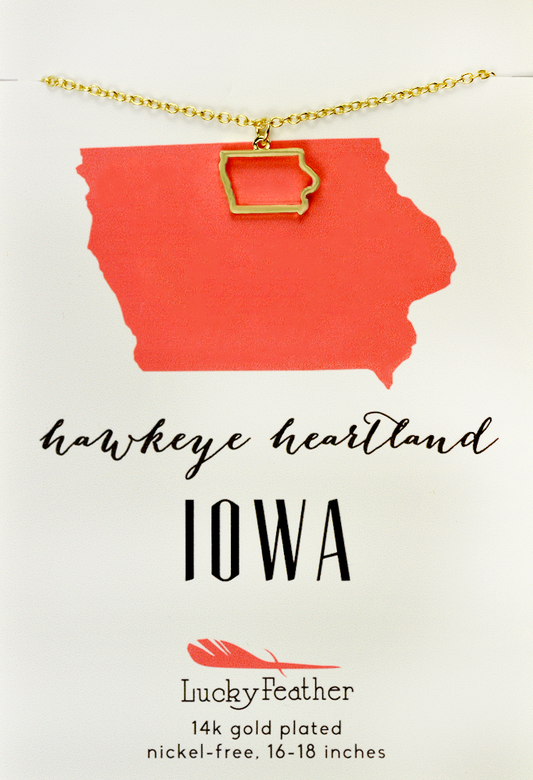 Iowa State Necklace