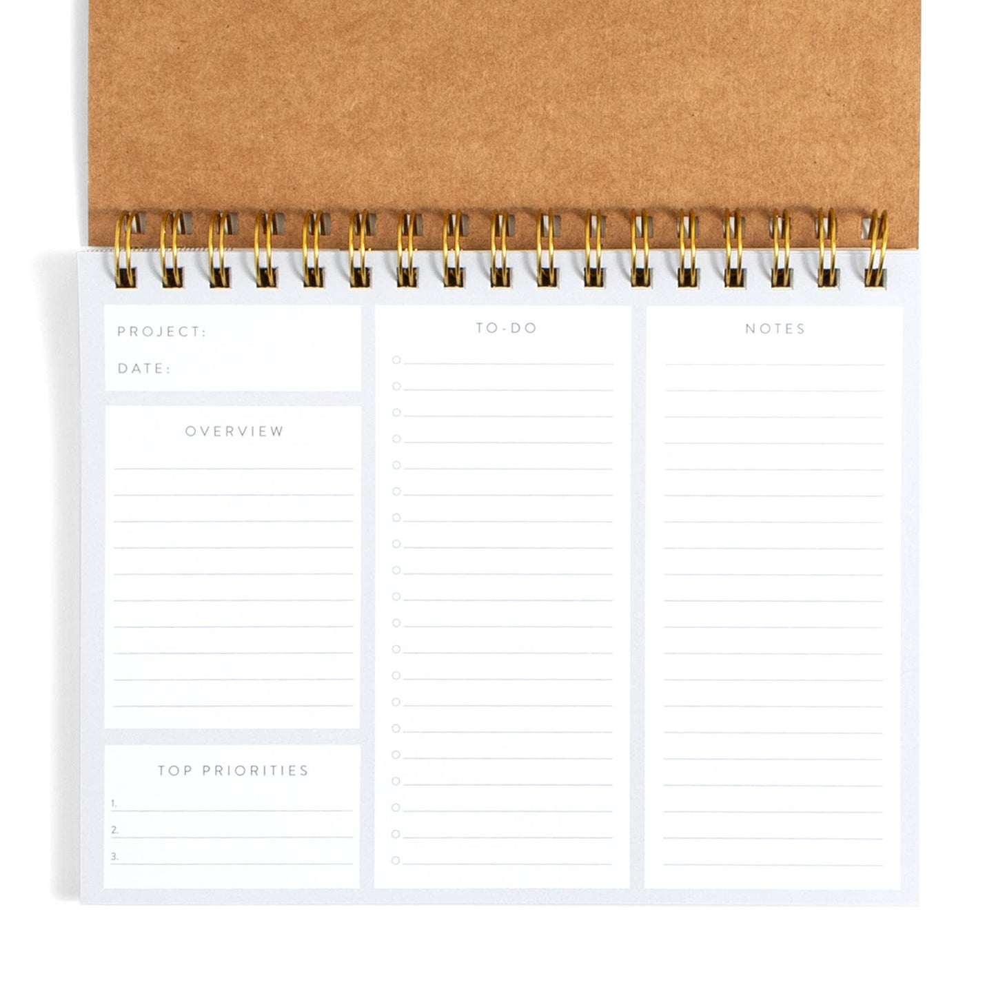 Undated Spiral Project Planner
